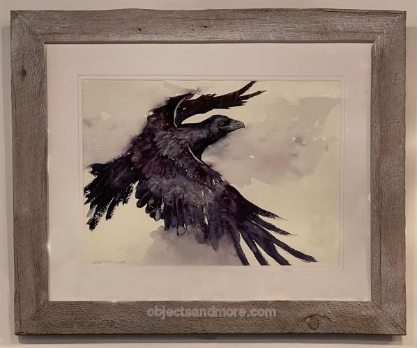 Black Feathered Messenger by STEVE PHILBROOK